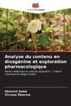 Analyse du contenu en diosgénine et exploration pharmacologique