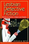 Betz, P:  Lesbian Detective Fiction