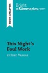 This Night's Foul Work by Fred Vargas (Book Analysis)