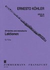 20 leichte und melodische Lektionen op. 93 Heft 2 für Flöte solo