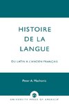 Histoire de la Langue