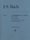 Bach, Johann Sebastian - Cembalokonzert Nr. 3 D-dur BWV 1054 / Klavierauszug