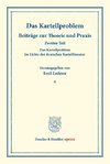 Das Kartellproblem im Lichte der deutschen Kartelliteratur.