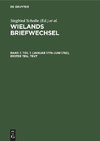 Wielands Briefwechsel, Band 7, Teil 1, (Januar 1778¿Juni 1782), Erster Teil: Text