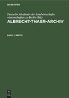 Albrecht-Thaer-Archiv, Band 7, Heft 3, Albrecht-Thaer-Archiv Band 7, Heft 3