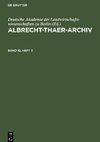 Albrecht-Thaer-Archiv, Band 10, Heft 11, Albrecht-Thaer-Archiv Band 10, Heft 11