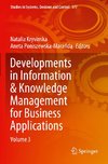 Developments in Information & Knowledge Management for Business Applications