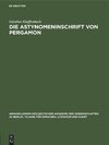 Die Astynomeninschrift von Pergamon