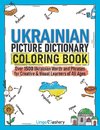 Ukrainian Picture Dictionary Coloring Book