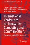 International Conference on Innovative Computing and Communications