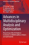 Advances in Multidisciplinary Analysis and Optimization