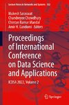 Proceedings of International Conference on Data Science and Applications