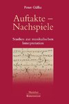 Auftakte - Nachspiele