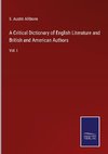 A Critical Dictionary of English Literature and British and American Authors