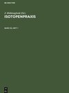 Isotopenpraxis, Band 20, Heft 1, Isotopenpraxis Band 20, Heft 1