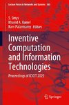 Inventive Computation and Information Technologies