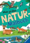 Ravensburger Mein großes Natur-Malbuch - heimische Waldtiere, Meerestiere, Vögel und Pflanzen zum Ausmalen und spannenden Fakten