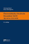 Österreichisches Strafrecht. Besonderer Teil II (§§ 169 bis 321k StGB)