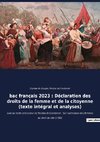 bac français 2023 : Déclaration des droits de la femme et de la citoyenne (texte intégral)