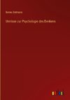 Umrisse zur Psychologie des Denkens