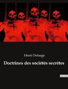 Doctrines des sociétés secrètes