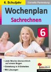 Wochenplan Sachrechnen / Klasse 6