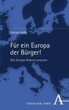 Für ein Europa der Bürger!