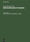 Romanische Studien, Heft 19, Dialogo di Mercurio y Caron