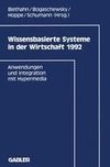 Wissensbasierte Systeme in der Wirtschaft 1992