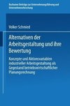 Alternativen der Arbeitsgestaltung und ihre Bewertung