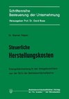 Steuerliche Herstellungskosten