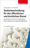 Stellenbeschreibung für den öffentlichen und kirchlichen Dienst