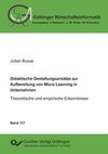 Didaktische Gestaltungsansätze zur Aufbereitung von Micro Learning in Unternehmen