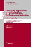 Leveraging Applications of Formal Methods, Verification and Validation. Software Engineering