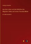 Aus dem Leben und den Schriften des Magisters Herle, und seines Freundes Mänle