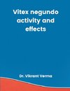 Vitex negundo activity and effects