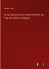 Einige Kapitel aus dem Geschichtswerk des Fray Bernardino de Sahagun