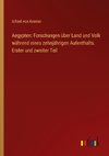 Aegypten: Forschungen über Land und Volk während eines zehnjährigen Aufenthalts. Erster und zweiter Teil