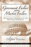 Winston, C:  Government Failure versus Market Failure