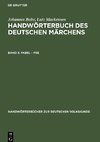 Handwörterbuch des deutschen Märchens, Band 3, Fabel ¿ Fee