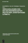 Verhandlungen des sechsunddreißigsten Deutschen Juristentages (Lübeck)