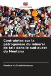 Contraintes sur la pétrogénèse du minerai de talc dans le sud-ouest du Montana