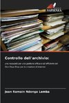 Controllo dell'archivio: