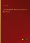 Jahresbericht des Mannheimer Vereins für Naturkunde