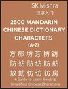 2500 Mandarin Chinese Dictionary Characters (A-Z)