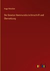 Die Gesetze Hammurabis in Umschrift und Übersetzung