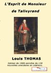 L'esprit de M. de Talleyrand