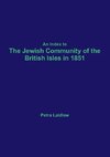 An Index to the Jewish Community of the British Isles in 1851