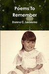 Poems To Remember