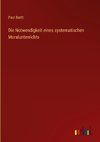 Die Notwendigkeit eines systematischen Moralunterrichts